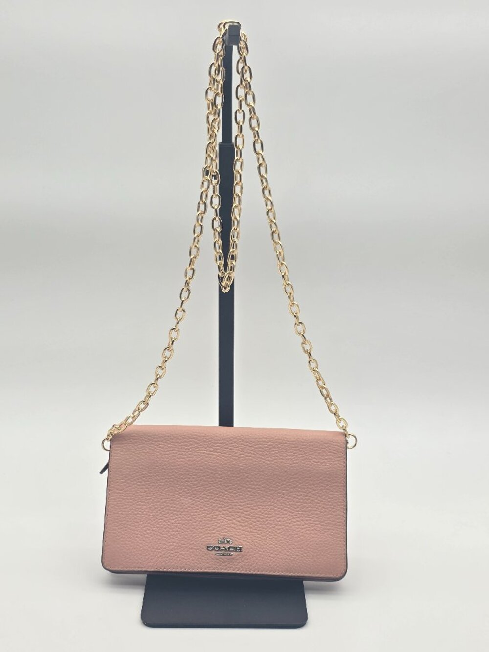 Coach Pink Anna Foldover Crossbody